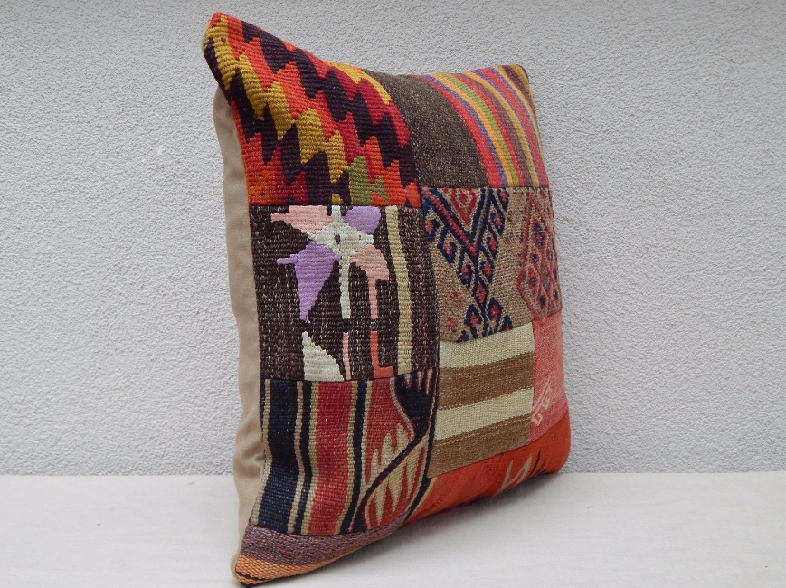 Handmade turkish kilim pillow 50x50cm
