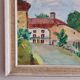 Tableau vintage huile sur toile signée