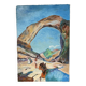 Oil on panel Etretat