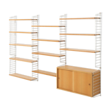 Original String Wall System in Ash by Nisse Strinning, Sweden - 1950's