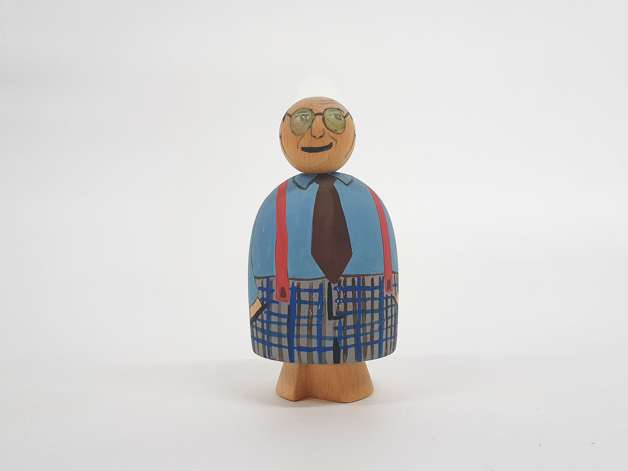 Grand-père en bois vintage