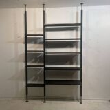 Wall Library or Floor/Ceiling in black wood