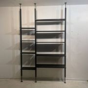 Wall Library or Floor/Ceiling in black wood