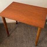 Scandinavian set by Poul Hundevad table and 4 folding teak stools