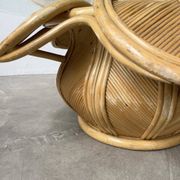 Vivai del sud “flower” rattan coffee table
