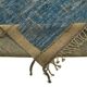 Handmade Turkish One of a Kind 281 cm x 380 cm Blue Wool Carpet