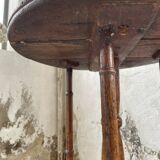19th century oak pedestal console