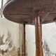 19th century oak pedestal console