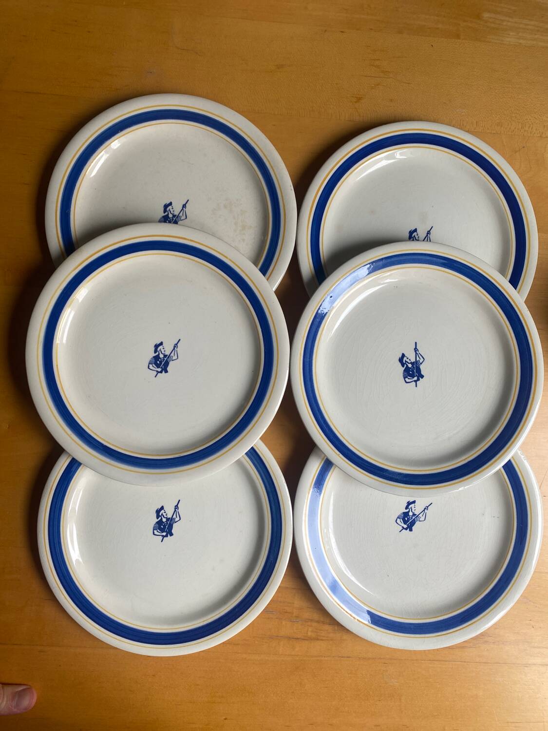 Gien - serie de 6 assiettes