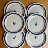Gien - set of 6 plates
