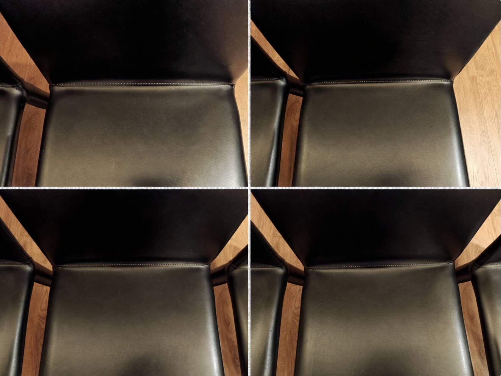 Set of 4 "Alice" Chairs by Bontempi Casa – Leather & Italian Design