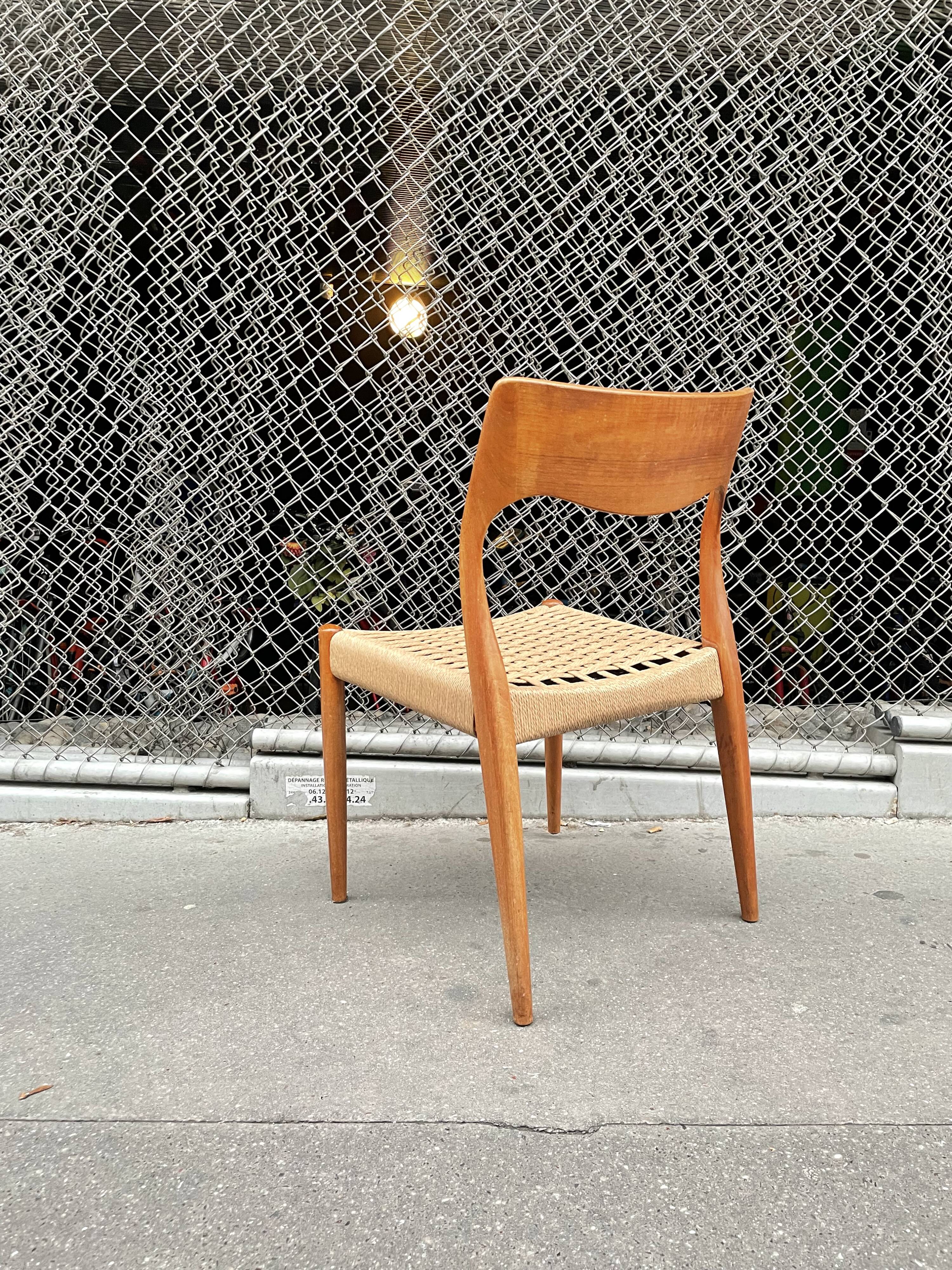 Roped chair by Niels Otto Möller 1960