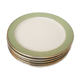 5 Antique Villeroy & Boch Celadon Dessert Plates