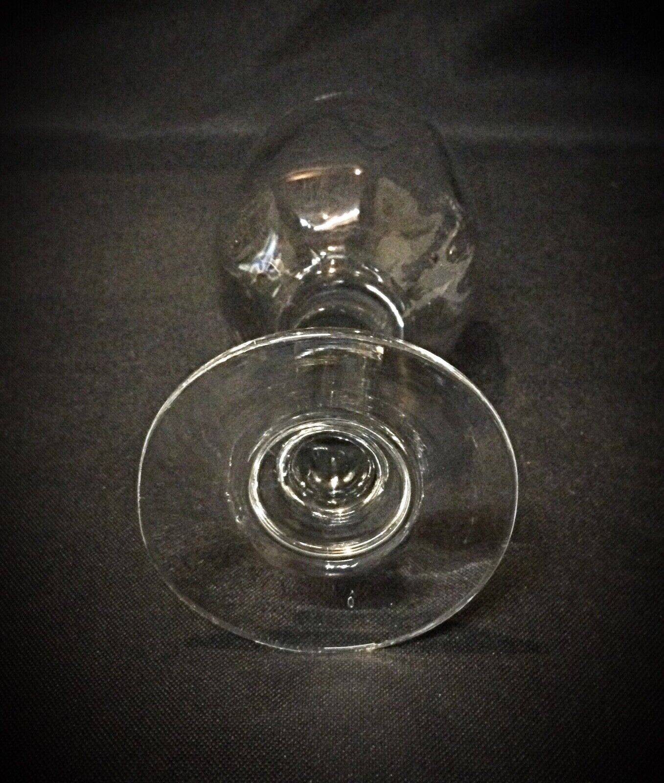 Set of 5 crystal wine glasses - mid 20th century