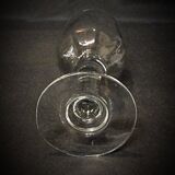 Set of 5 crystal wine glasses - mid 20th century