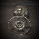 Set of 5 crystal wine glasses - mid 20th century
