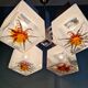 Mazzega cubic chandelier, Space Age style, 70s