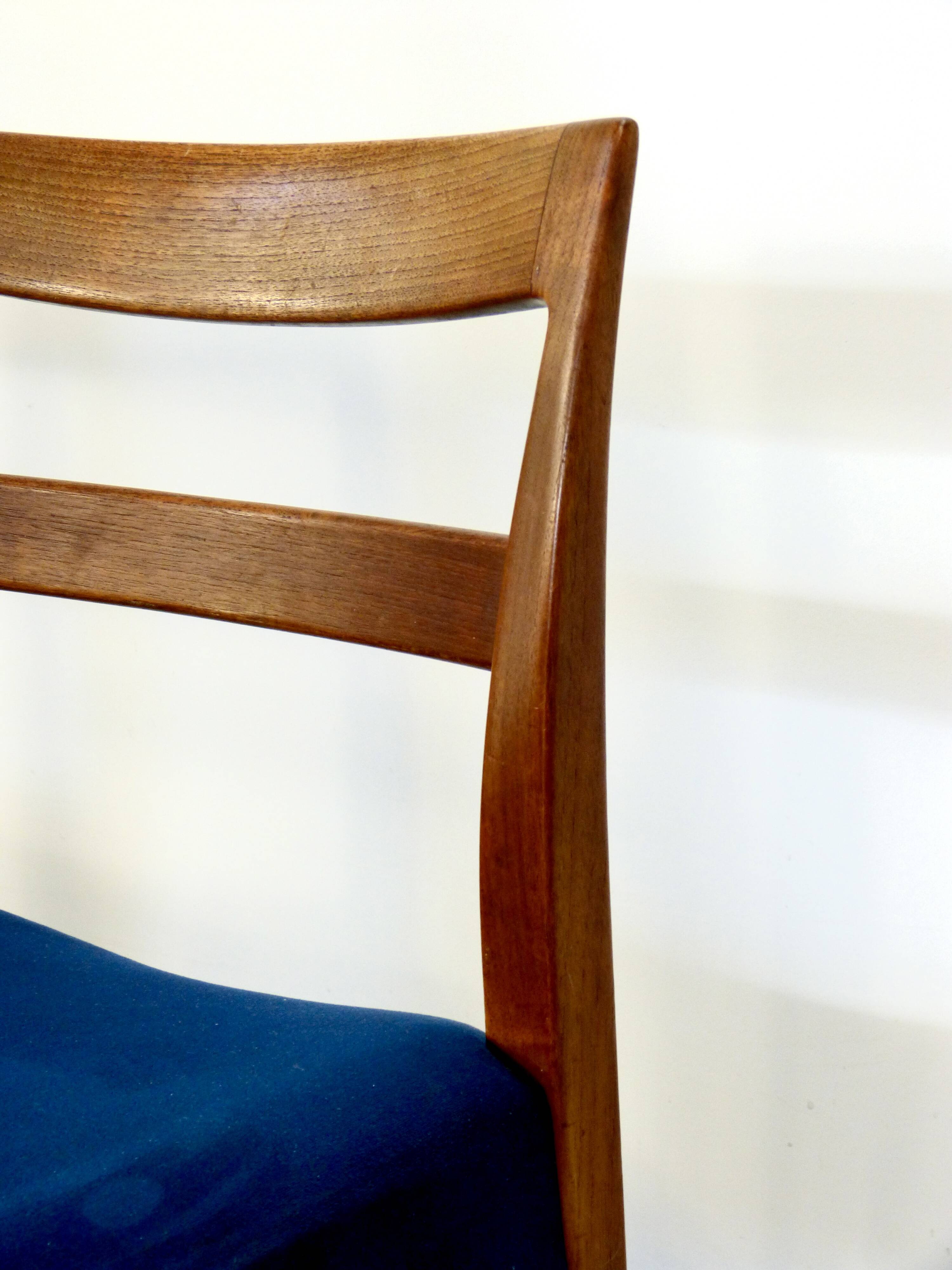 Mid-Century Modern Swedish Teak Dining Chairs by Nils Jonsson for Troeds,