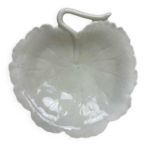 Vide poche feuille en porcelaine