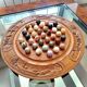 MALAGASY SOLITAIRE GAME with SEMI-PRECIOUS STONES