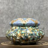 Jean Gerbino in Vallauris: micro mosaic ceramic candy box