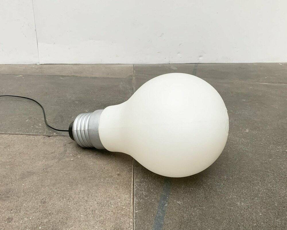 Bulb lamp, bulb on a stand or German suspension in mid-century space style by Ingo Maurer for M Design, 1960s.