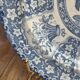 English plate XIXth filigree decoration Spode – fine earthenware blue and white around 1830