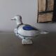 Cendrier oiseau en céramique émaillée