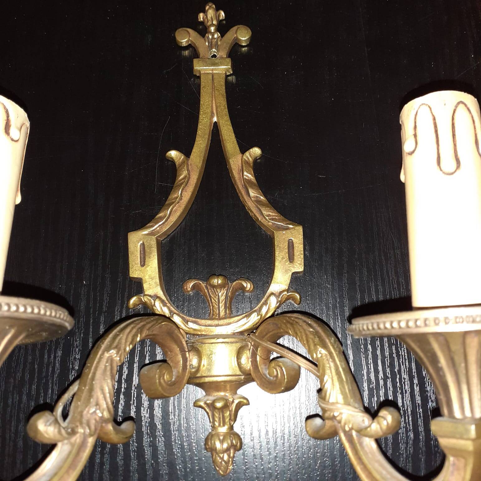 Pair of regency style wall lights