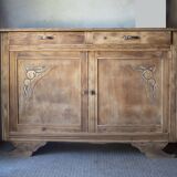 Art Deco buffet in solid wood