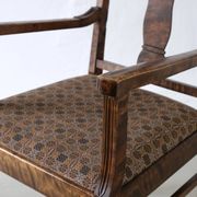 Biedermeier satin birch armchairs | Sweden | set of 2