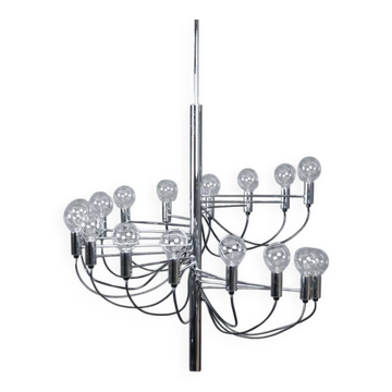 Chandelier in the style of Gino Sarfatti.