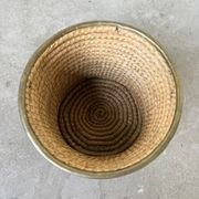 Rattan basket 1970, Italy