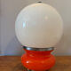 Space age design table lamp in Murano glass by Carlo Nason