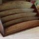 Old mail rack letter holder