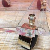 1970 plexiglass rolling side table