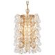 Small golden brass pendant by Christoph Palme, Germany, 1970s.