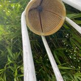 Rattan floor lamp