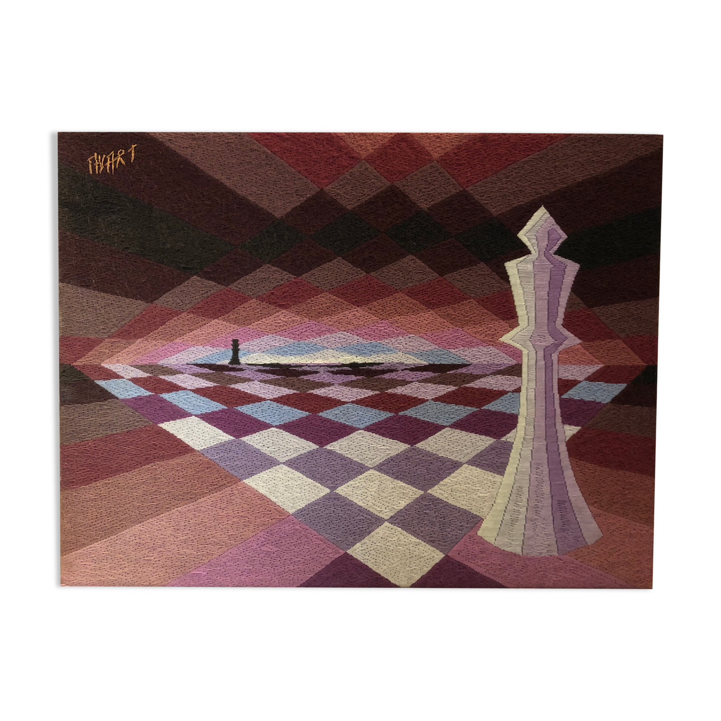 Kinetic tapestry by Patrice Allart