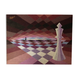 Kinetic tapestry by Patrice Allart