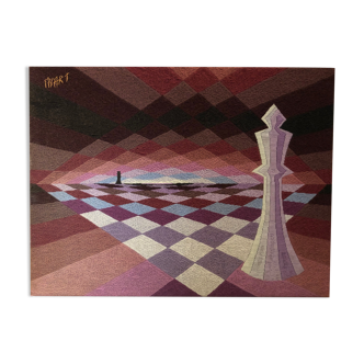 Tapisserie cinétique de Patrice Allart