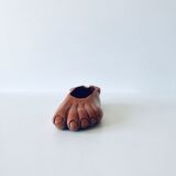 Foot ashtray signed Jean Marais