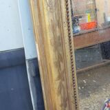 Mirror 19th , Wood and gilded stuk