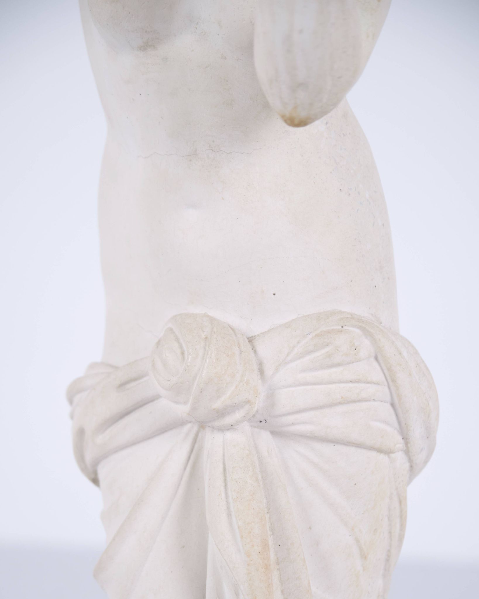 Sculpture – Female figure – Partially undressed – Biscuit porcelain – 1920s – Rare size