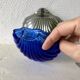 Persian blue shell butter dish