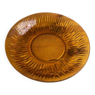 Large 70's flower-shaped dish