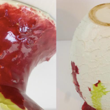 French ceramic vase from the 1960s vintage