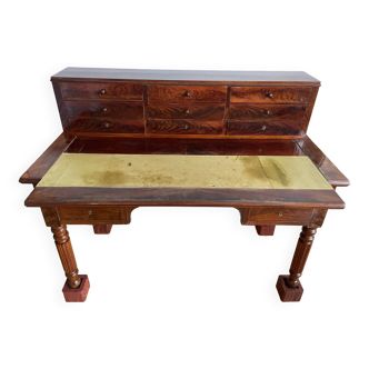 Louis Philippe secretary desk with mahogany tiers