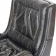 Leather Swivel Lounge Chair. 1960s