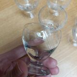 Cut glass shot glasses